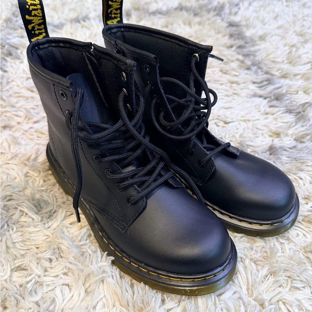 Dr. Martens Black Kids Boots